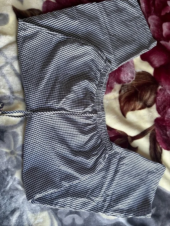 SHEIN Women’s Plus Size Black & White Plaid Pants - Picture 4 of 4